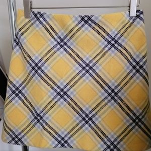 Plaid Mini Skirt